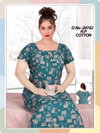R P Cotton Night Suits Printed Gown Nighty Wholesale Market In Surat

